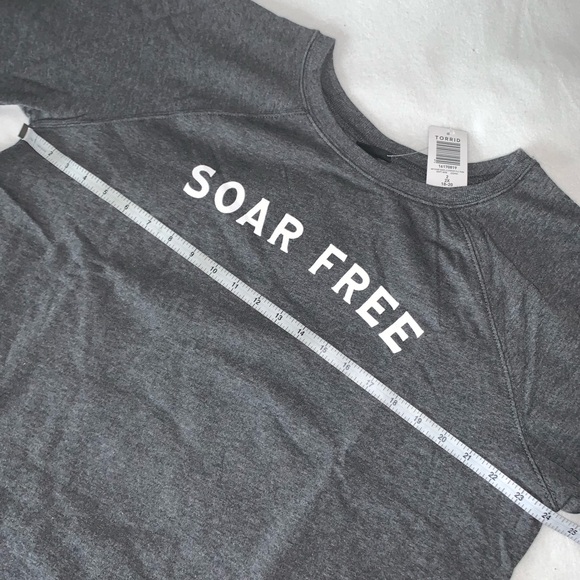 TORRID Fleece Tunic “Soar Free” Tunic Sweatshirt, size 2X, GUC, BEAUTIFUL - Picture 9 of 16
